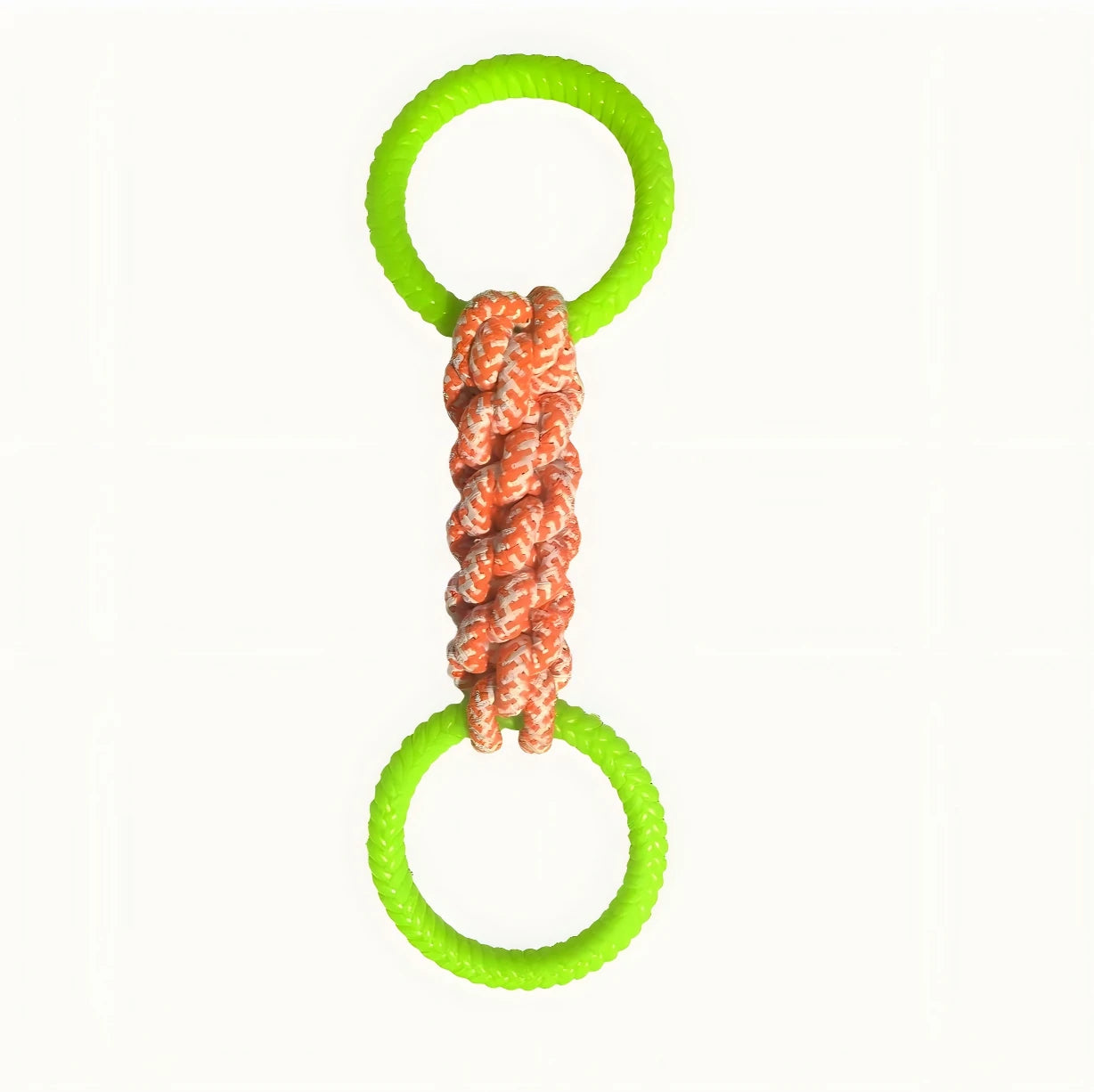 Dual-Handle Tug Rope Ring: Interactive Dog Chew Toy